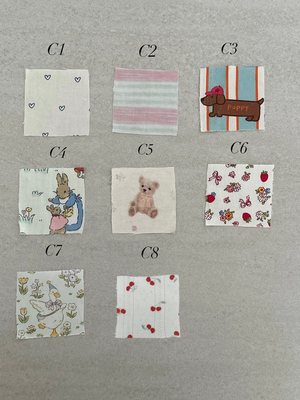 fabric customisation