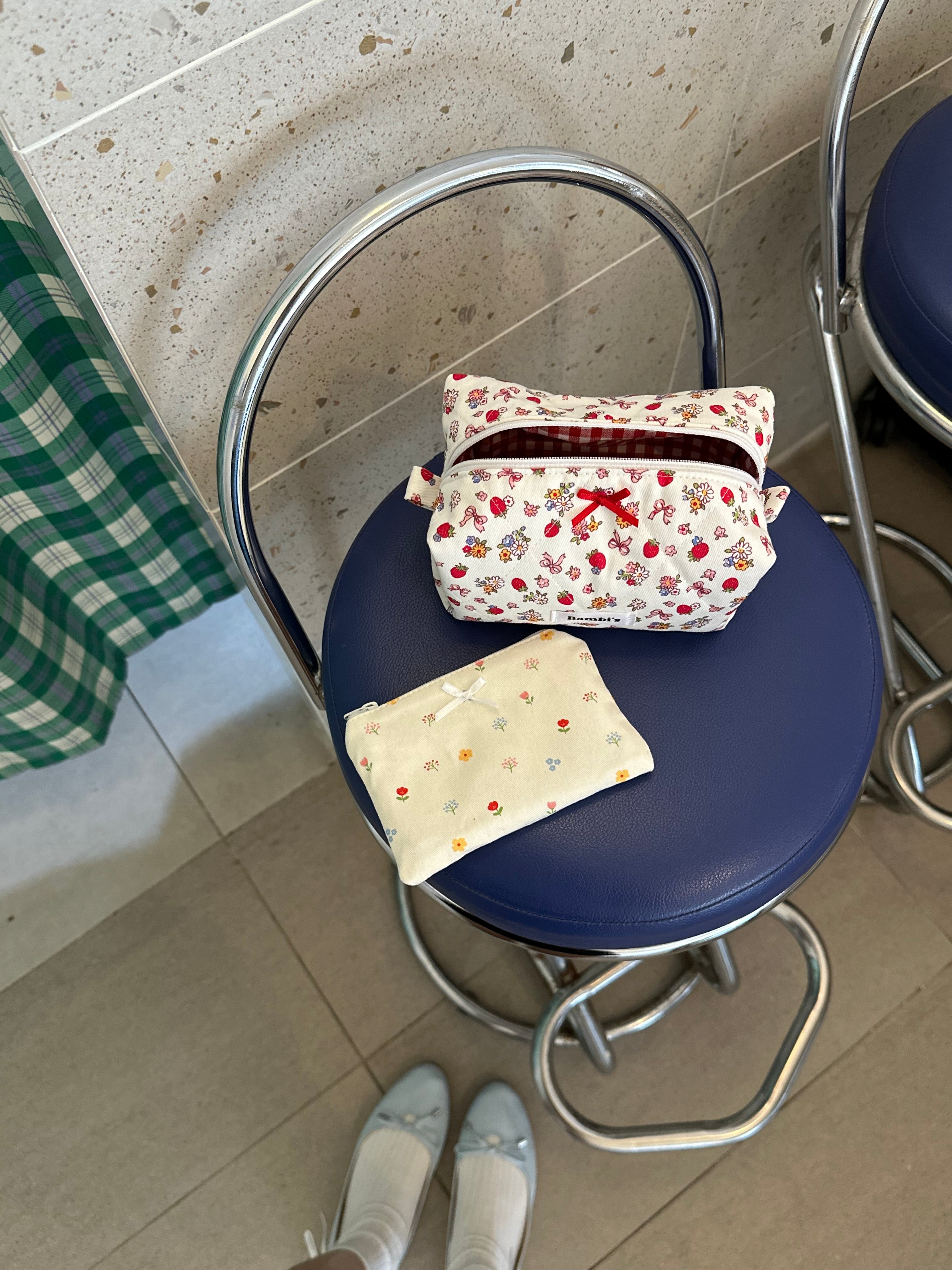 Strawberry Farm Make Up Pouch