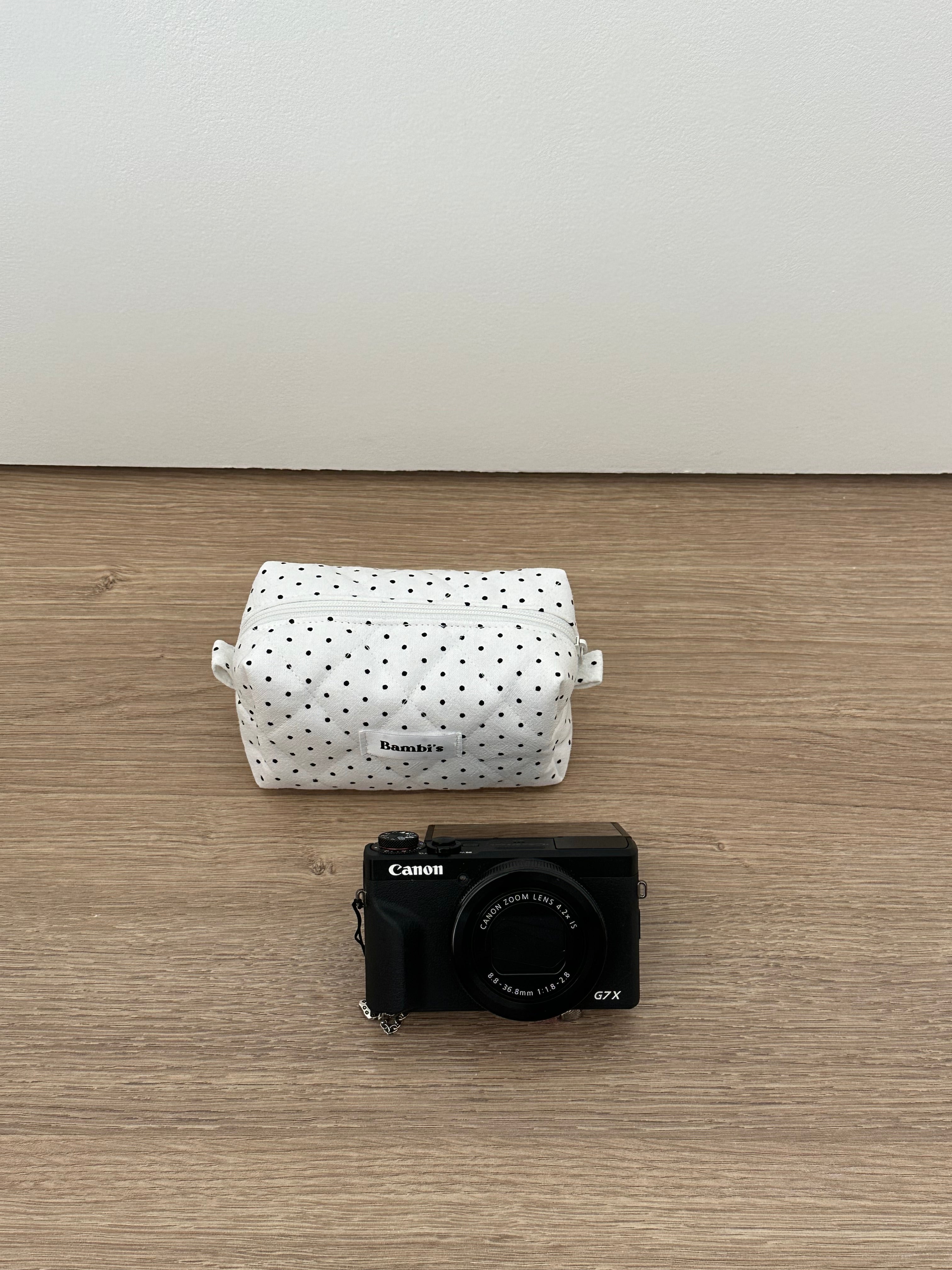 Polka Dots Camera Pouch
