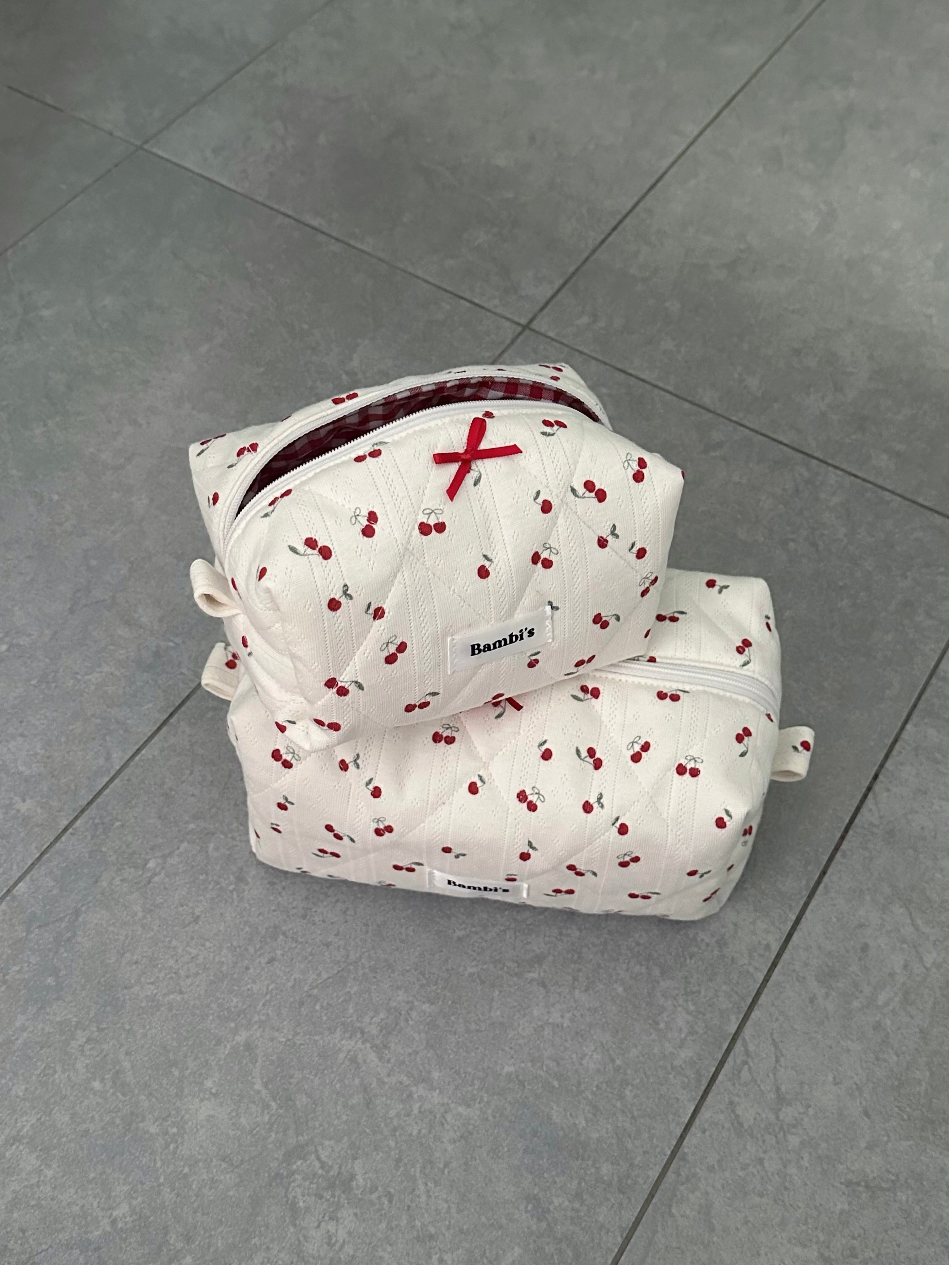 Cherry Make Up Pouch